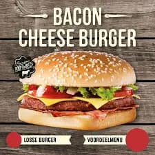 Hamburger bacon cheese